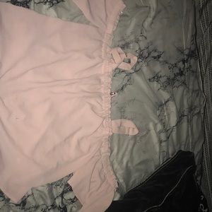 Off the shoulder tank top